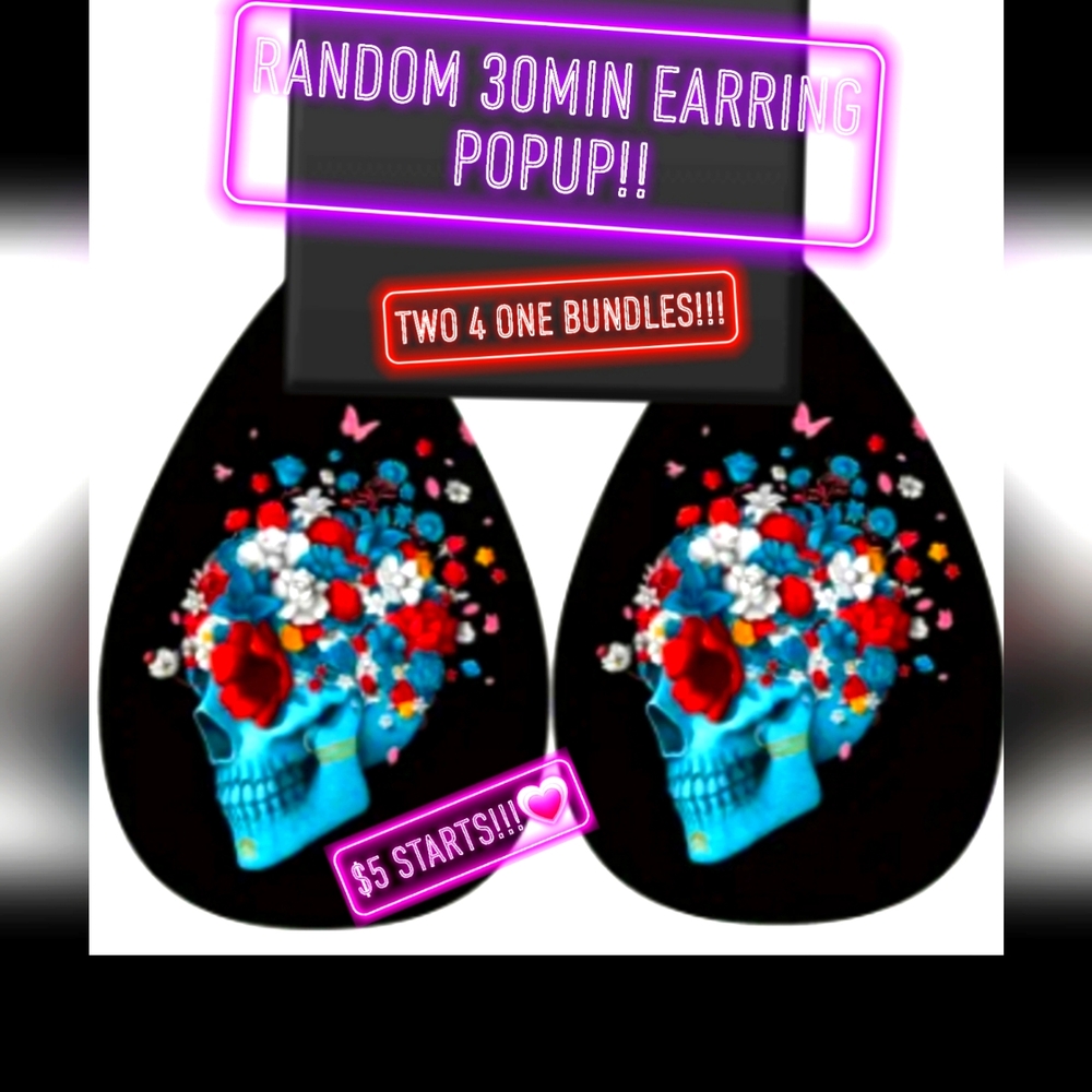 30min Random pop-up earring show